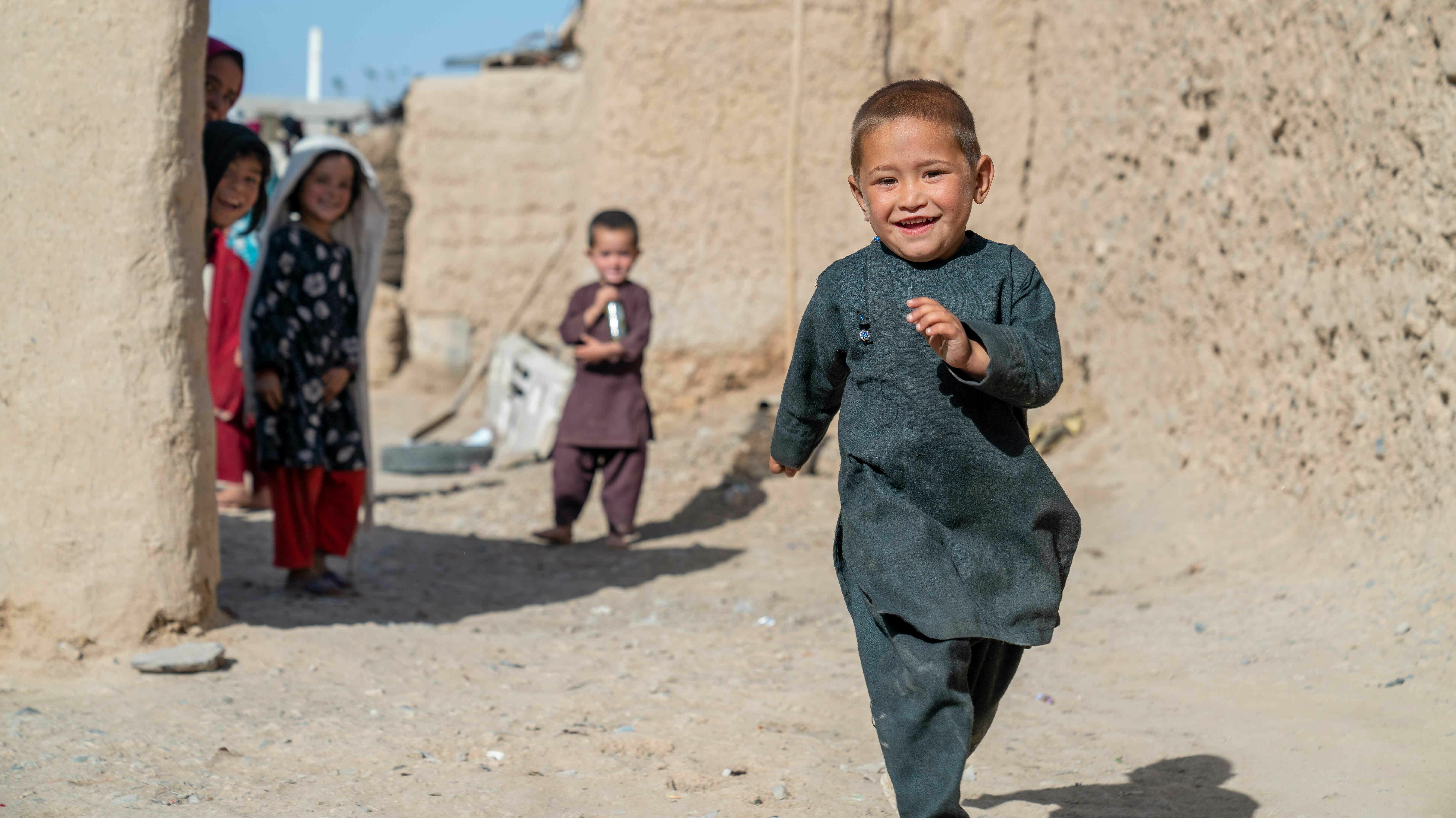 Kleiner Junge in Afghanistan