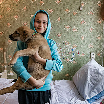Vertriebene in der Ukraine